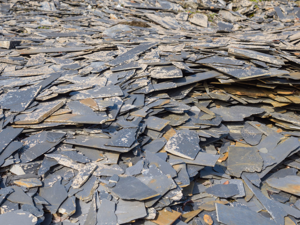 Carbon Slate Quarry, Slatington, Lehigh County, Pennsylvania, USA